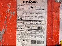 2015 skyjack sj iii 3219 hoogwerker - afbeelding 18 van  31