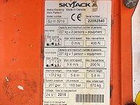 2015 skyjack sj iii 3219 hoogwerker - afbeelding 15 van  31