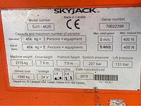2015 skyjack sj iii 4626 hoogwerker - afbeelding 23 van  28