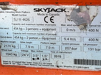 2015 skyjack sj iii 4626 hoogwerker - afbeelding 27 van  33