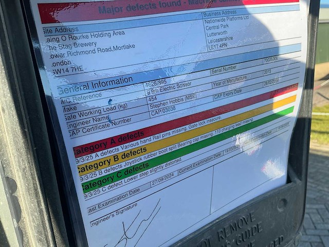 2015 skyjack sjiii 2646 hoogwerker - afbeelding 2 van  7
