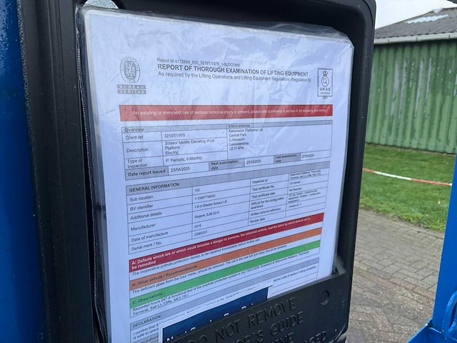 2015 skyjack sjiiii3219 hoogwerker - afbeelding 2 van  11