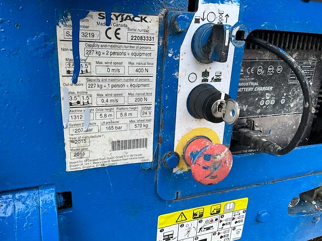 2015 skyjack sjiiii3219 hoogwerker - afbeelding 3 van  11