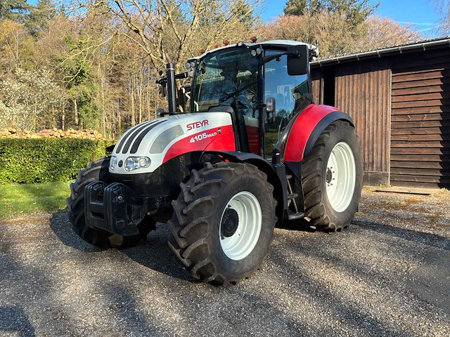 2015 steyr 4105 multi eco vierwielaangedreven landbouwtractor - afbeelding 1 van  37