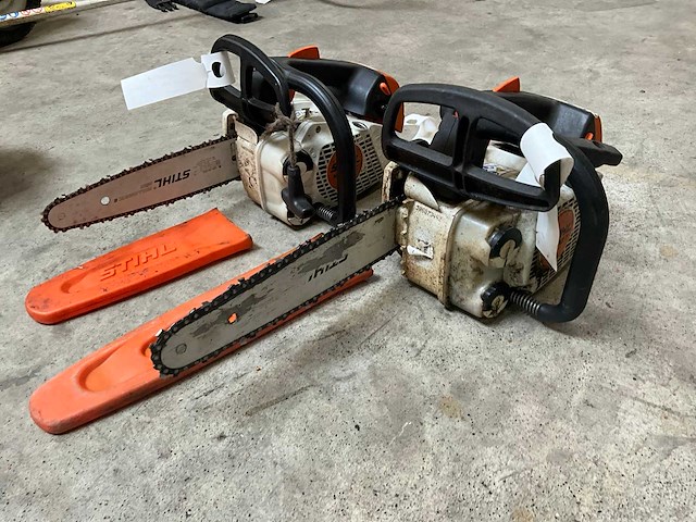 2015 stihl ms151tc en ms 193t kettingzaag (2x) - afbeelding 1 van  9