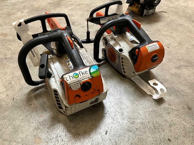 2015 stihl ms151tc en ms 193t kettingzaag (2x) - afbeelding 4 van  9