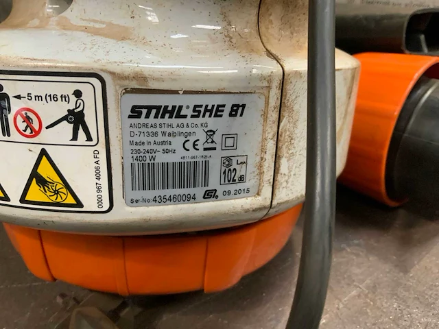 2015 stihl she 82 bladblazer - afbeelding 4 van  4