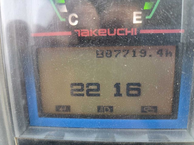 2015 takeuchi tb 216 minigraafmachine - afbeelding 2 van  10