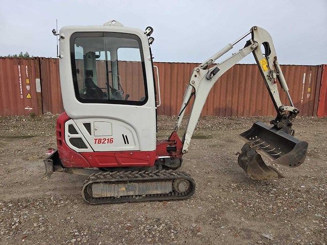 2015 takeuchi tb 216 minigraafmachine - afbeelding 3 van  10