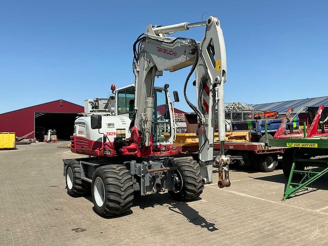 2015 takeuchi tb295w banden graafmachine - afbeelding 17 van  23