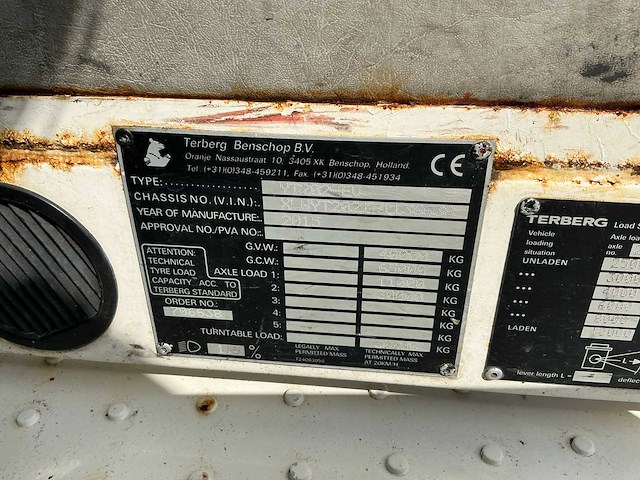 2015 terberg yt202-eu elektrische terminal trekker - afbeelding 8 van  20