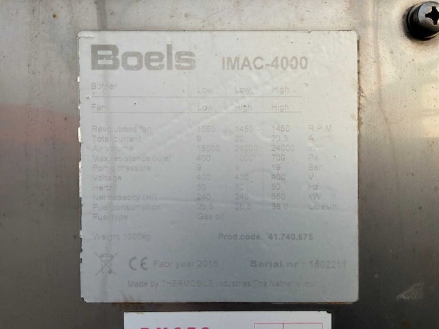 2015 thermobile imac-4000 e heater - afbeelding 7 van  15