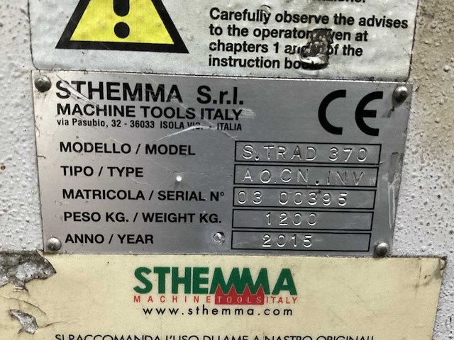 2015 thomas super trad 370 ao cn inv horizontale metaalbandzaagmachine - afbeelding 15 van  15