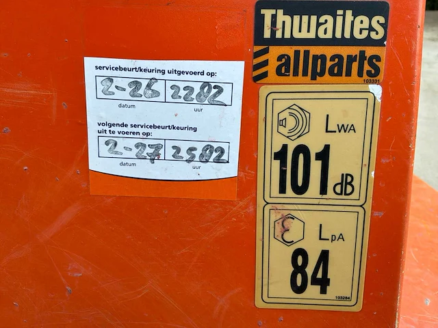 2015 thwaites mach 477 4x4 wieldumper met hydraulisch draaibare kiepbak - afbeelding 5 van  23