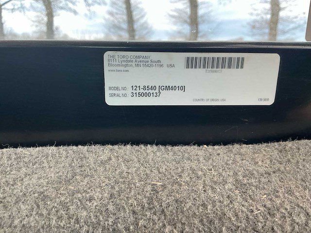 2015 toro groundmaster 4010 maaimachine - afbeelding 33 van  43