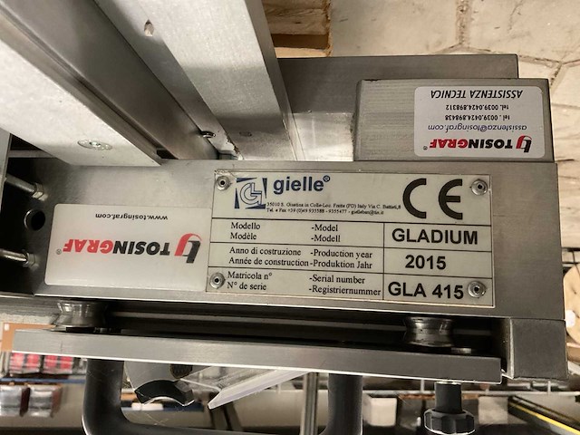 2015 tosingraf gladium glas snijtafel - afbeelding 8 van  11