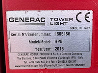 2015 tower light hydro power box hpb stationaire lichtmast - afbeelding 17 van  24