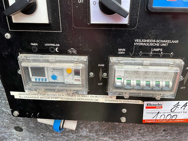 2015 tower light hydro power box hpb stationaire lichtmast - afbeelding 24 van  24