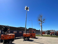 2015 towerlight vb-9 led lichtmast aggregaat aanhangwagen