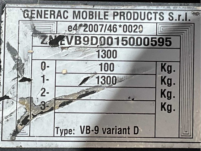 2015 towerlight vb-9 led lichtmast aggregaat aanhangwagen - afbeelding 25 van  29
