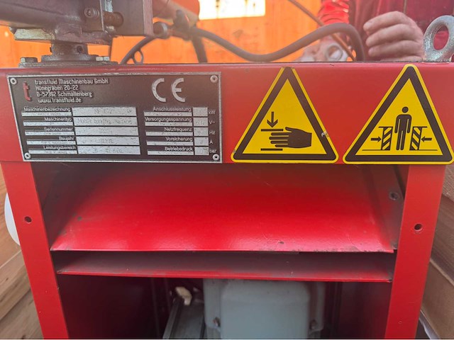 2015 transfluid mb642 hydraulische buigmachine met ontbraamfunctie - afbeelding 5 van  14
