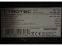 2015 trotec teh 100 industriële heater - afbeelding 3 van  5