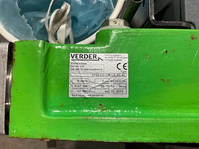 2015 verder vf25-cc-cm-us-ss-al slangenpomp - afbeelding 4 van  4