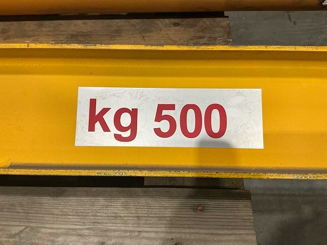 2015 vht bc335t05 zwenkkraaninstallatie met kettingtakel (500 kg) - afbeelding 11 van  14