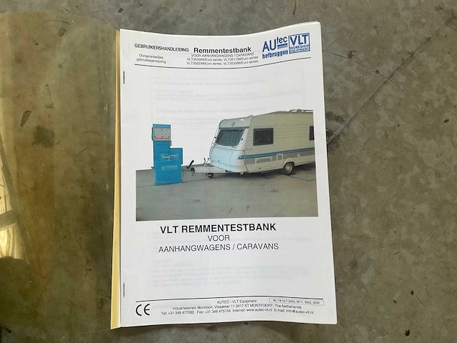 2015 vlt 4233/m/p/a rollenremmentestbank & remsimulator 2106 - afbeelding 9 van  17