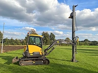 2015 volvo ecr50d rupsgraafmachine met hommelink boormast 4m - afbeelding 11 van  56