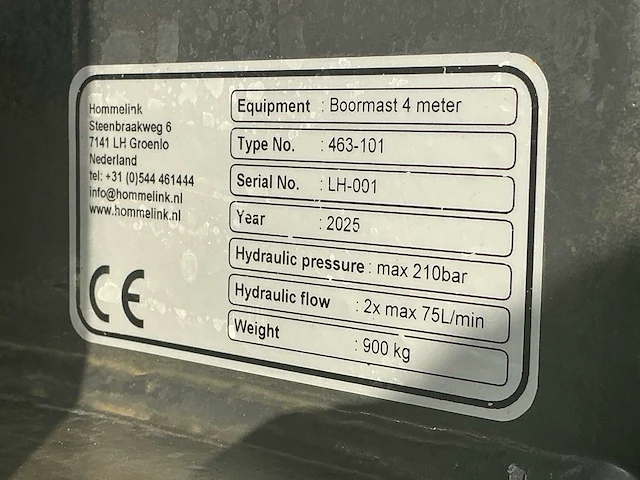 2015 volvo ecr50d rupsgraafmachine met hommelink boormast 4m - afbeelding 41 van  56