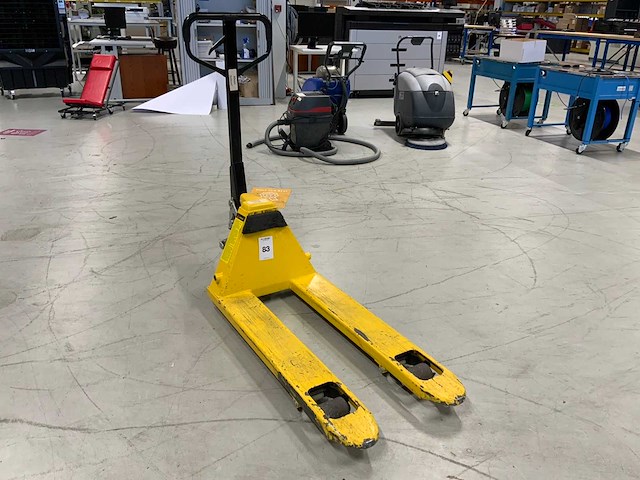 2015 wah hung ac 25 hand hydraulische palletwagen - afbeelding 2 van  7