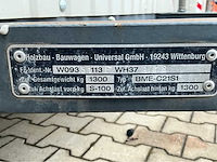 2015 weiro holzbau bauwagen rasant 350 schaft aanhangwagen - afbeelding 5 van  13