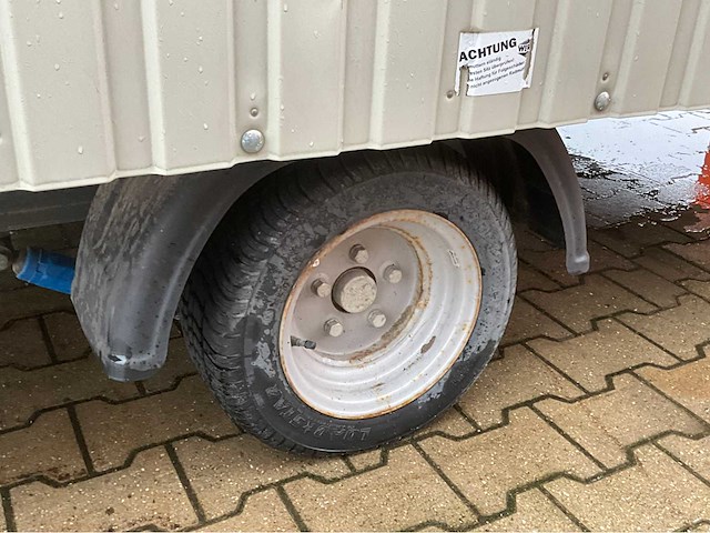 2015 weiro holzbau bauwagen rasant 350 schaft aanhangwagen - afbeelding 2 van  12