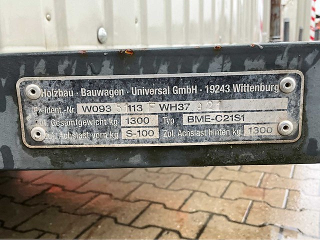 2015 weiro holzbau bauwagen rasant 350 schaft aanhangwagen - afbeelding 4 van  12