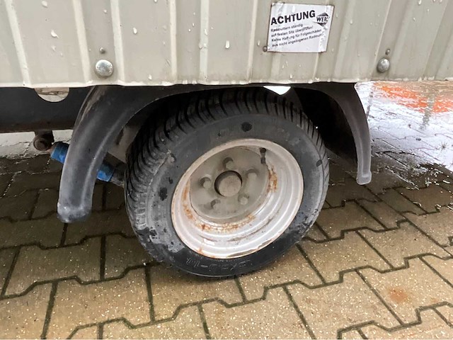 2015 weiro holzbau bauwagen rasant 350 schaft aanhangwagen - afbeelding 3 van  13