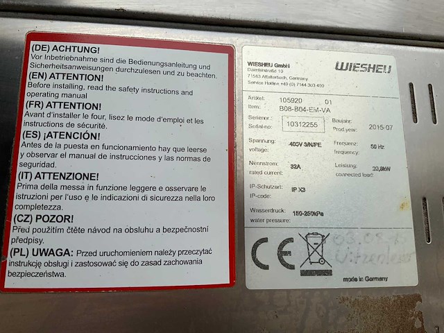 2015 wiesheu b08-b04-em-va bakkerijoven - afbeelding 3 van  6