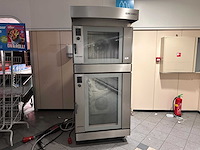 2015 wiesheu euromat 64-s dubbele combi oven - afbeelding 1 van  7