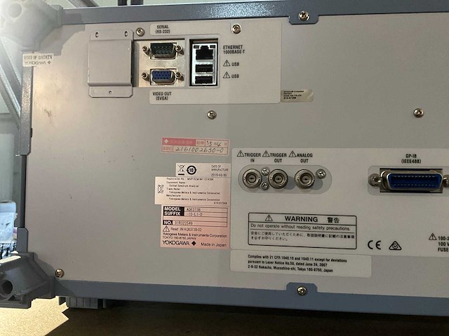 2015 yokogawa aq6373b optical spectrum analyzer - afbeelding 5 van  5