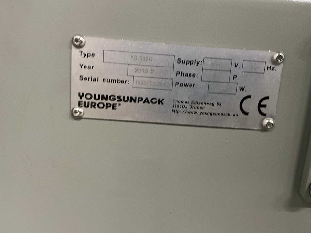 2015 youngsunpack ys-502d dozensluitmachine - afbeelding 5 van  6
