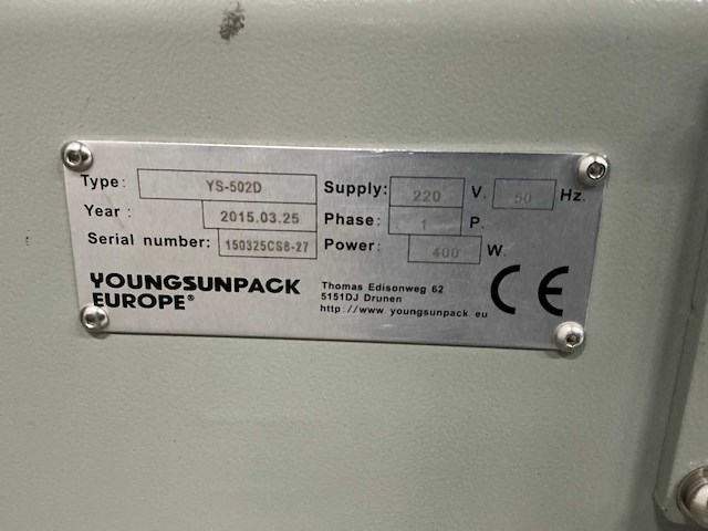 2015 youngsunpack ys-502d dozensluitmachine - afbeelding 5 van  13