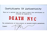 2015 zeefdruk death nyc 1979 ‘michael jackson’ - afbeelding 5 van  5