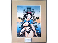 2015 zeefdruk death nyc 1979 ‘sneeuwwitje ‘ - afbeelding 2 van  5