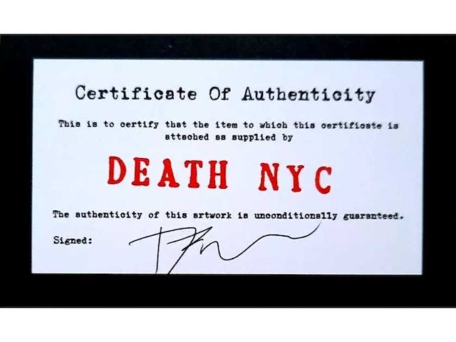 2015 zeefdruk death nyc 1979 ‘snoopy’ - afbeelding 5 van  5