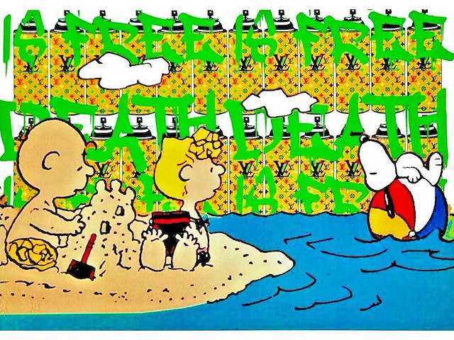 2015 zeefdruk death nyc 1979 ‘snoopy’ - afbeelding 1 van  5