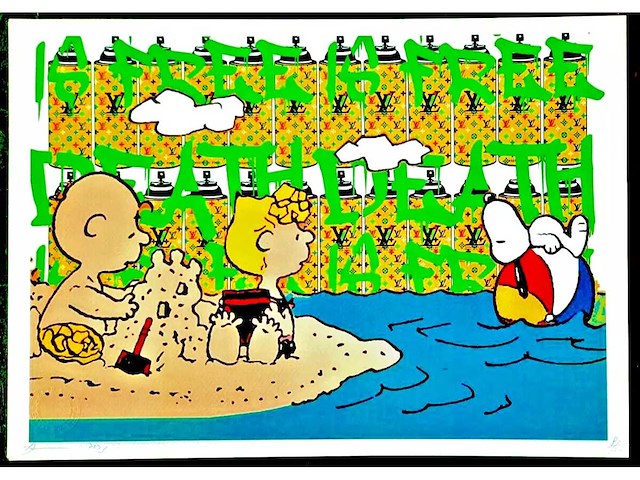 2015 zeefdruk death nyc 1979 ‘snoopy’ - afbeelding 2 van  5