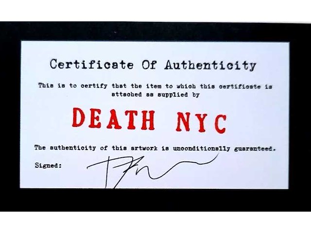 2015 zeefdruk death nyc 1979 ‘snoopy’ - afbeelding 5 van  5