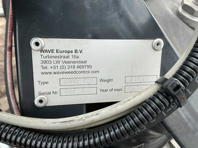 2016 - holder - mulliepark c250 - werktuigdrager met empas wave onkruidbestrijder - afbeelding 10 van  13