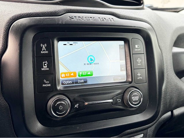 2016 - jeep - renegade 1.4 multiair longitude - personenauto - afbeelding 3 van  13