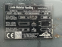2016 - linde - h20t - evo - vorkheftruck - afbeelding 5 van  13